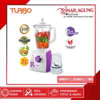 TURBO EHM8097-2 / EHM-8097-2 BLENDER 2 LITER UNGU - GARANSI RESMI