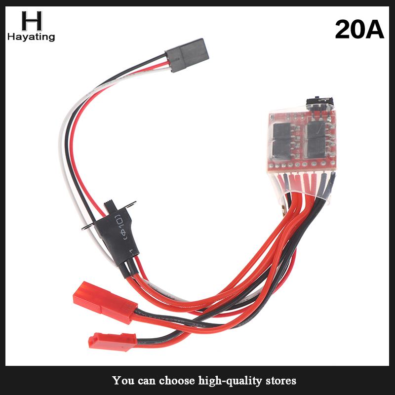 Hayating Micro ESC 10A 15A 20A 30A chải ESC RC ESC điện tốc độ điều khiển cho Diy Mini 1 16 1 18 1 24 RC Xe thuyền TANK W phanh - 3