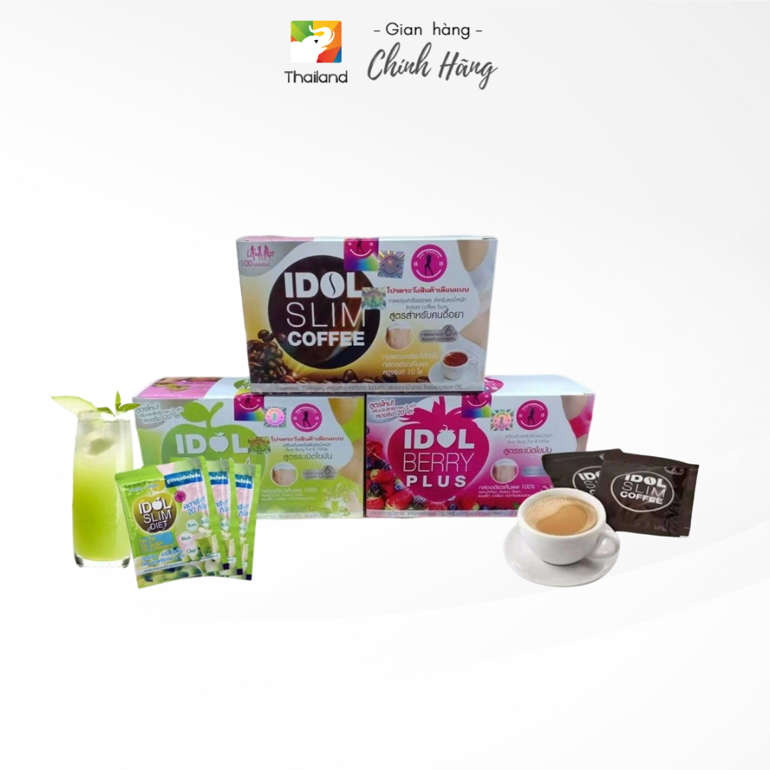 Cà phê giảm cân Idol Slim Coffee Apple Berry PK Nature Thái Lan