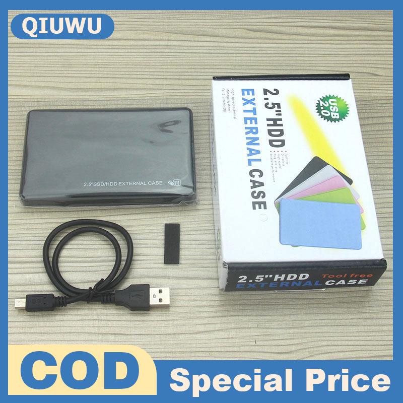 QIUWU เคสที่มีน้ำหนักเบา2.5นิ้วสำหรับใช้ในแล็ปท็อป SATA HDD SSD ราคา 70 บาท*ส่งฟรี