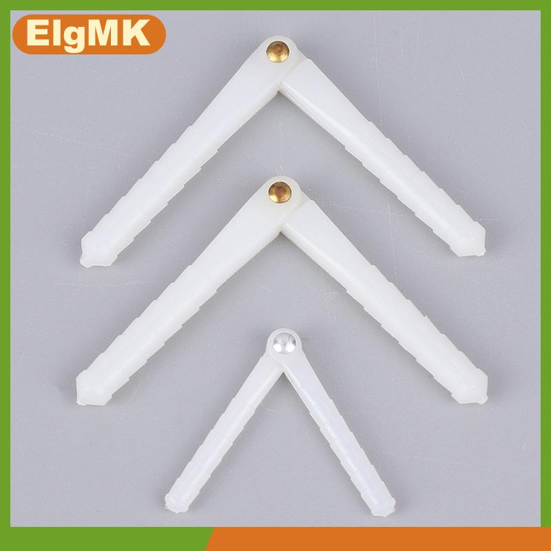 ElgMK 10 cái đường kính 2.5mm 4.5mm nhựa Pin Bản lề cho RC máy bay mô hình cánh máy bay Phụ kiện mô hình