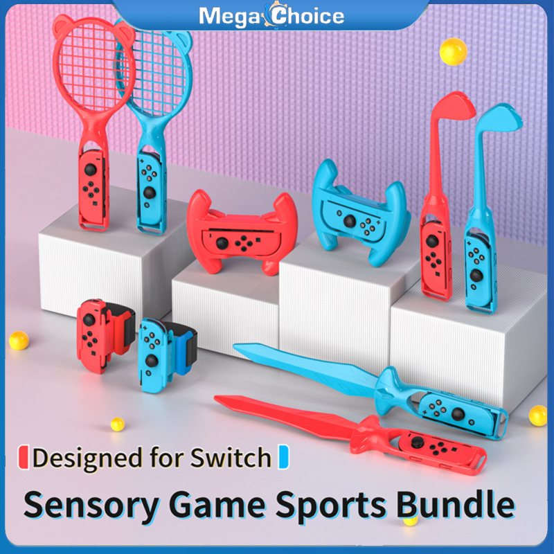 MegaChoice Sports Accessories Compatible For Switch Lightweight Ergonomic Family Sports Games Pack Accessories Kit ราคา 960 บาท*ส่งฟรี