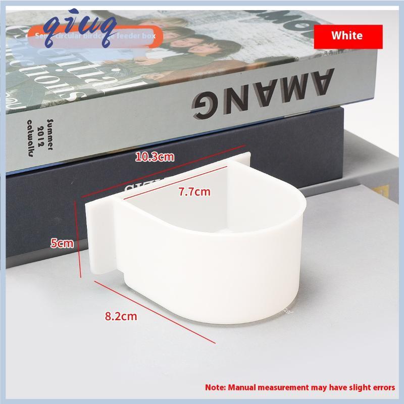 [qiuq] Công suất lớn chim trung chuyển Hộp chống giật gân chim thực phẩm quả bền Vẹt ăn hộp cho chim vừa nhỏ - 9