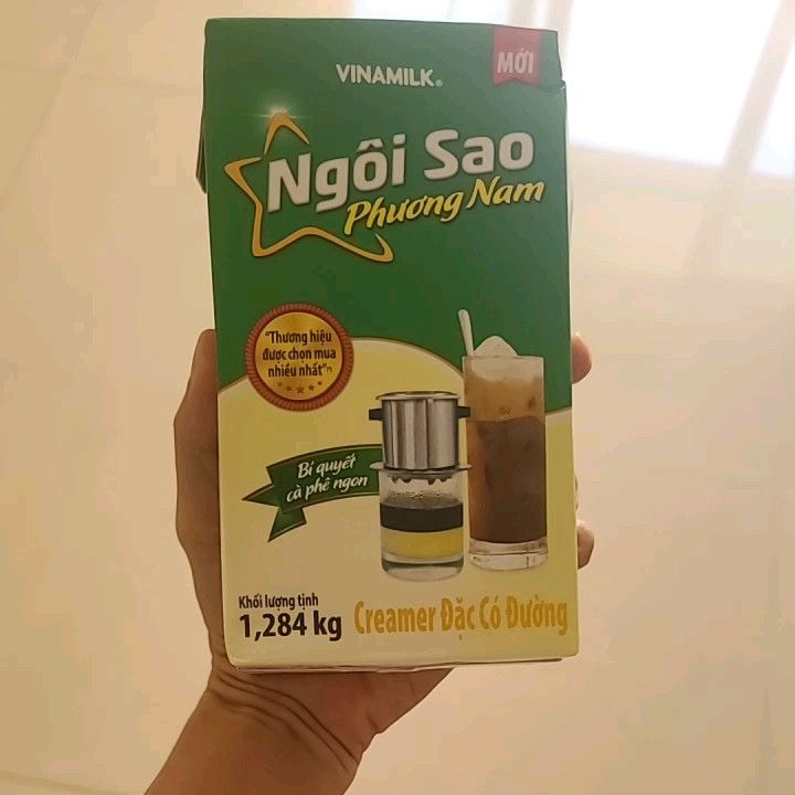 Sữa đặc, thùng sữa đặc tài lộc, ngôi sao phương nam thương hiệu Vinamilk 12 hộp giấy 1284g