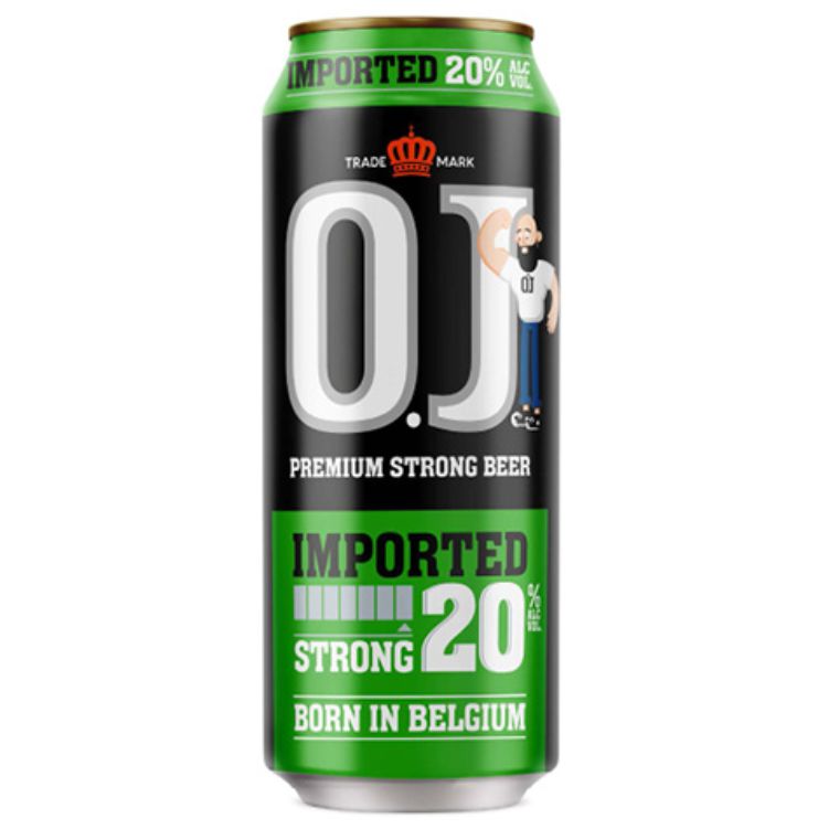 Bia OJ 20% - nhập khẩu Bỉ - 1 lon 500ml