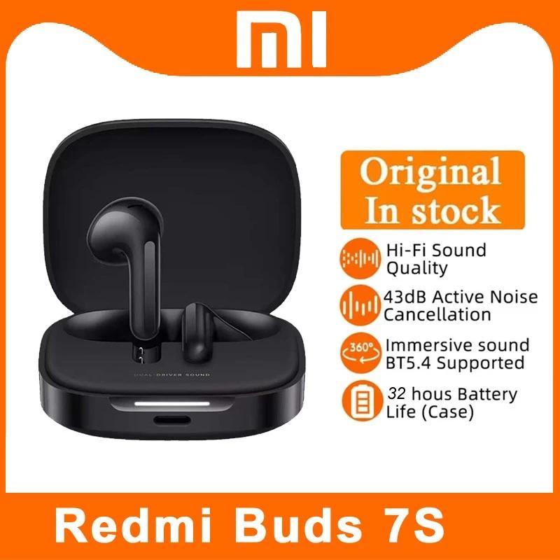 (Chinese version) Xiaomi Redmi Buds 7S ANC Wireless Earbuds Dual Drivers 32H Battery Spatial Audio Sound ID AI Noise Cancelling