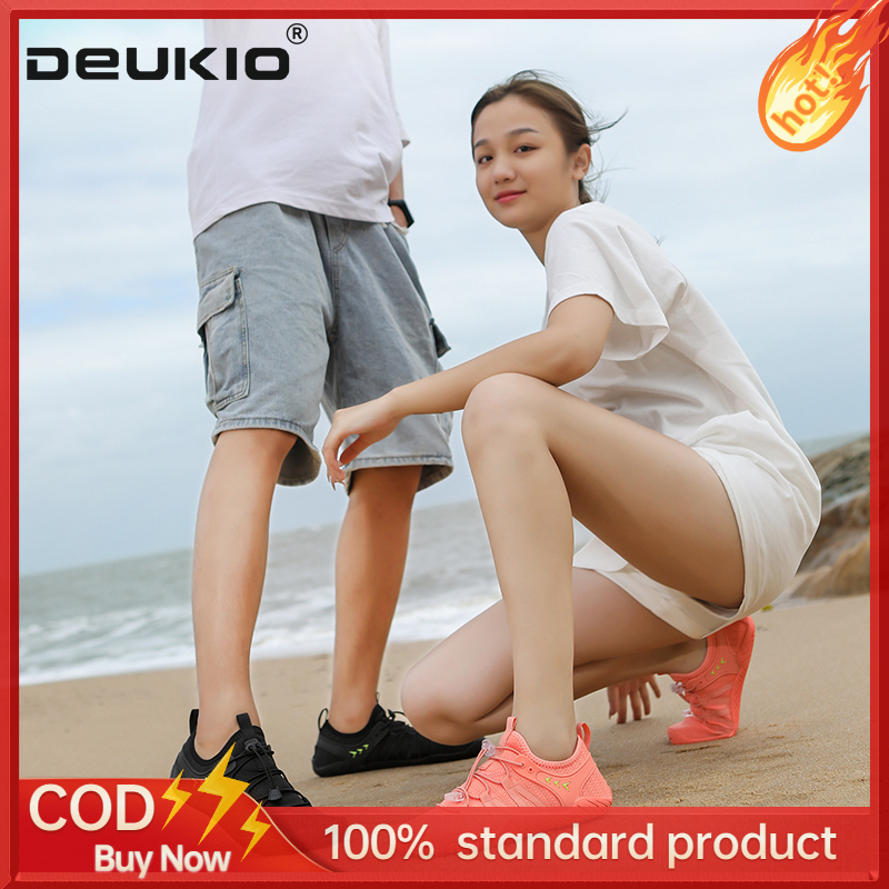 DEUKIO Adult river tracing shoes, beach diving swimming shoes, outdoor leisure wading shoes, hiking and running shoes ราคา 478 บาท*ส่งฟรี