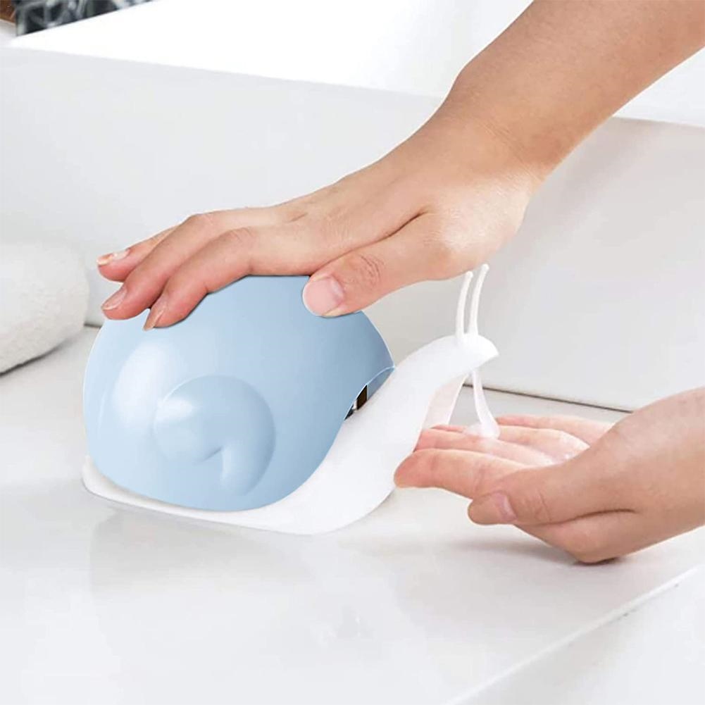 ☃✷ Snail Shape Liquid Soap Dispenser Portable Cartoon Soap Storage Box Shower Shampoo Dispenser Bottles Bathroom Accessories
