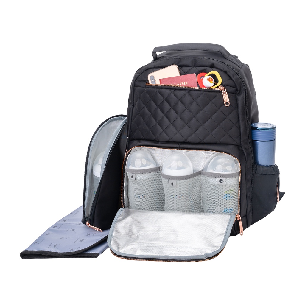Princeton Milano 2.0 Series Diapers Bag Free 1 Ice Brick
