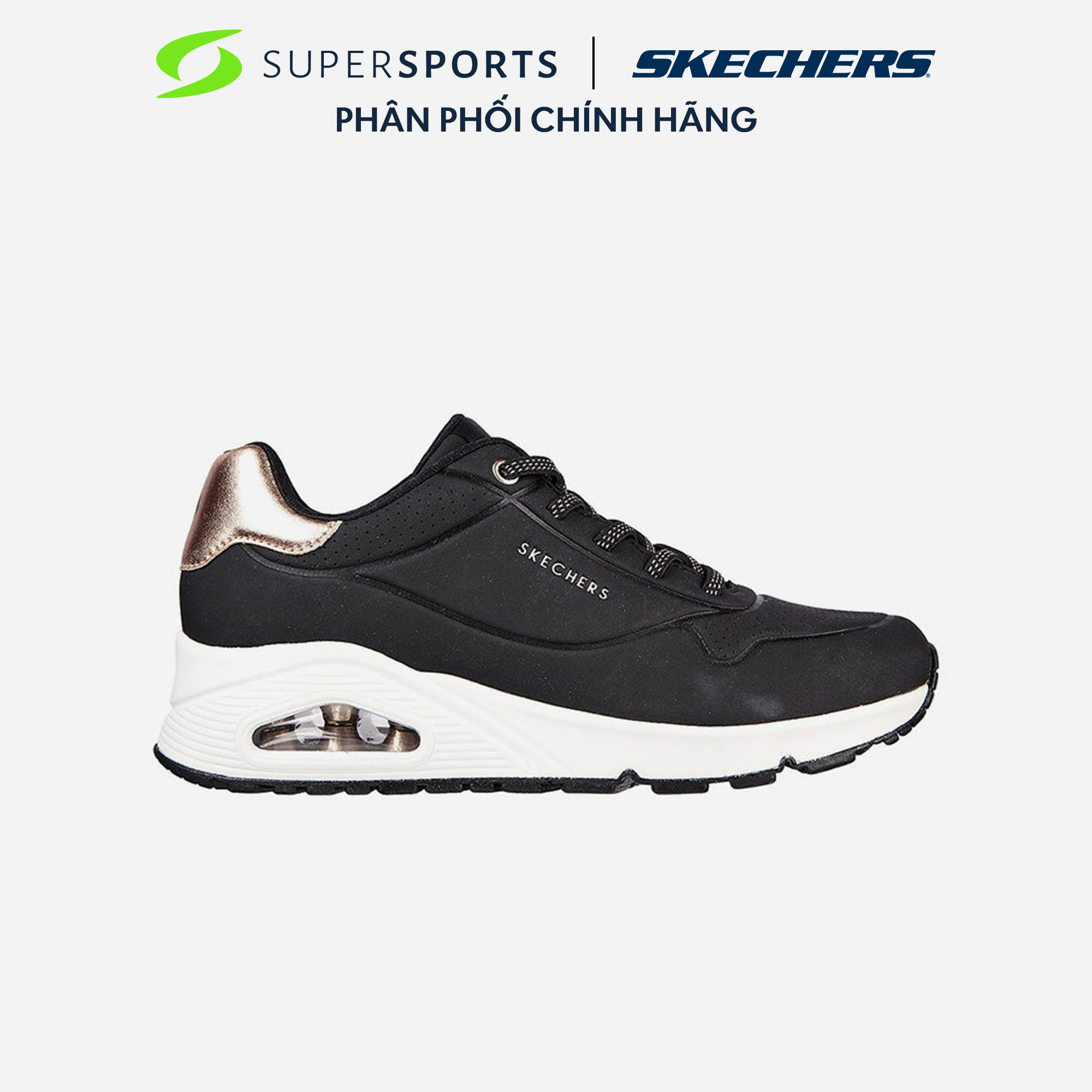 SKECHERS Giày sneakers nữ Uno 155196-BLK