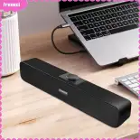 Freneci Loa để bàn Soundbar xách tay 80Hz-18kHz phản ứng thường xuyên Phụ Kiện Loa siêu trầm cho nhà hát Máy Tính TV nhà