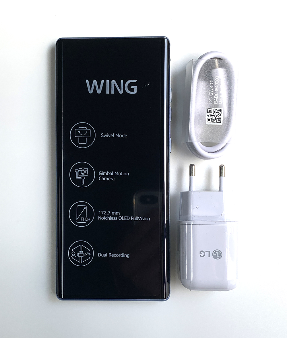 [op061] Original LG WING LMF100N LMF100TMW LMF100VM 5G Mobile Phone 6.8'' 8GB RAM 128GB/256GB ROM Single/Dual SIM Octa Core CellPhone · v21