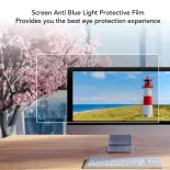 Bảo vệ màn hình chống ánh sáng xanh chống phản xạ máy tính Màu xanh ánh sáng chặn bảo vệ cho 24 inch màn hình