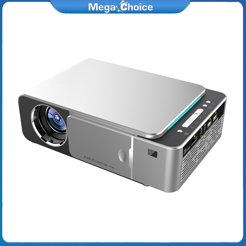 MegaChoice【100%Original】Full Hd Led Projector 2k 4k 4000 Lumens 720p Portable Cinema Projection Android Wifi Projector 3D Home Theater ราคา 3,762 บาท*ส่งฟรี