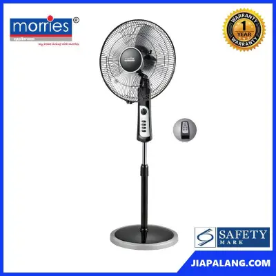 Morries 18 Inches Fan Blade W/ Remote Stand Fan MS 555SFTR