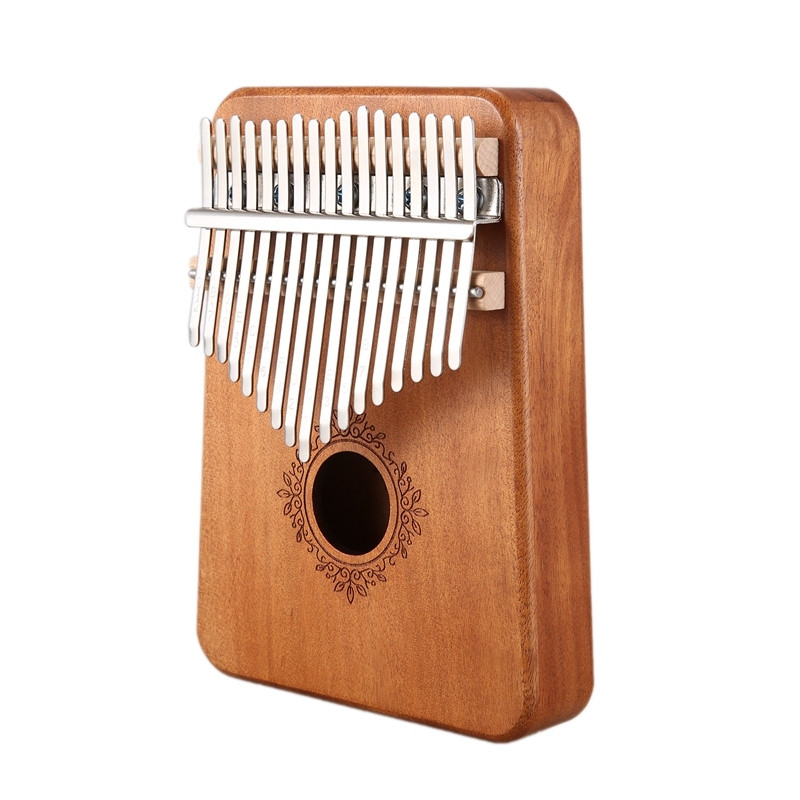 17 Keys Kalimba Piano Mahogany Musical Instrument