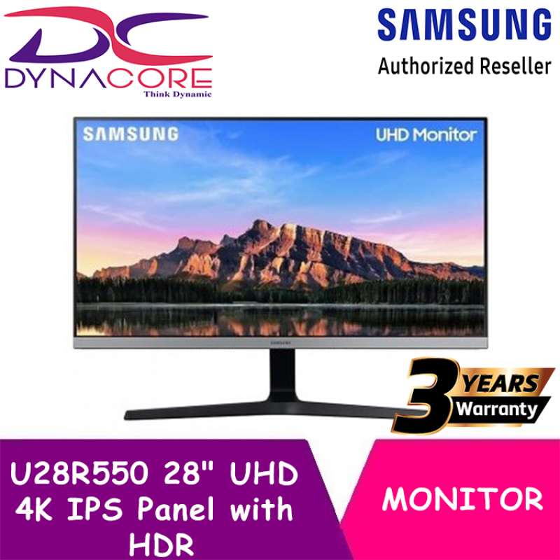 Samsung U28R550 28 Inch UHD 4K IPS Panel with HDR support, Eye Comfort Technology and AMD FreeSync ,3 Years Onsite - Samsung LU28R550UQEXXS - Samsung U28R550UQE Singapore