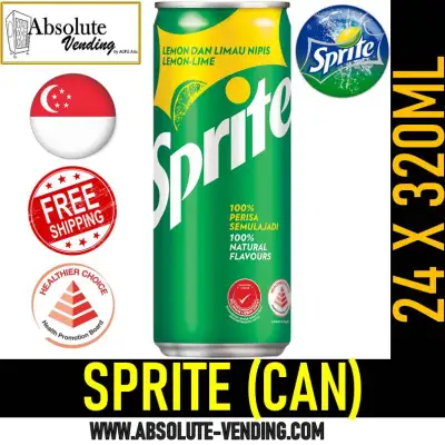 SPRITE 320ML X 24 (CAN) - FREE DELIVERY within 3 working days!