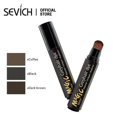 SEVICH Hair Dye Pen Temporary Fast Concealer Grey Hair Natural Herb Color Dye Stick