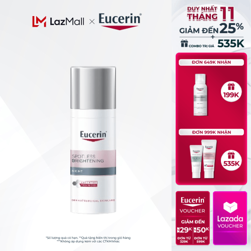 Kem Dưỡng Sáng Da Ban Đêm Eucerin Spotless Brightening Night Cream 50ml