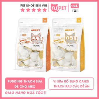 Pudding thạch sữa dê dành cho mèo