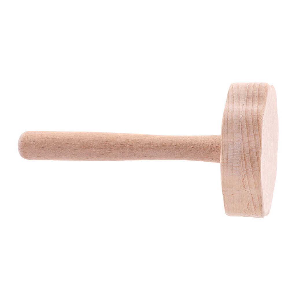 Wooden Hand Shaker Rattle Handle for Kids Early Musical Educational Toy Gift