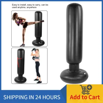 160CM Fitness Inflatable Punching Bag Bounce Back Free Standing Boxing Target Bag