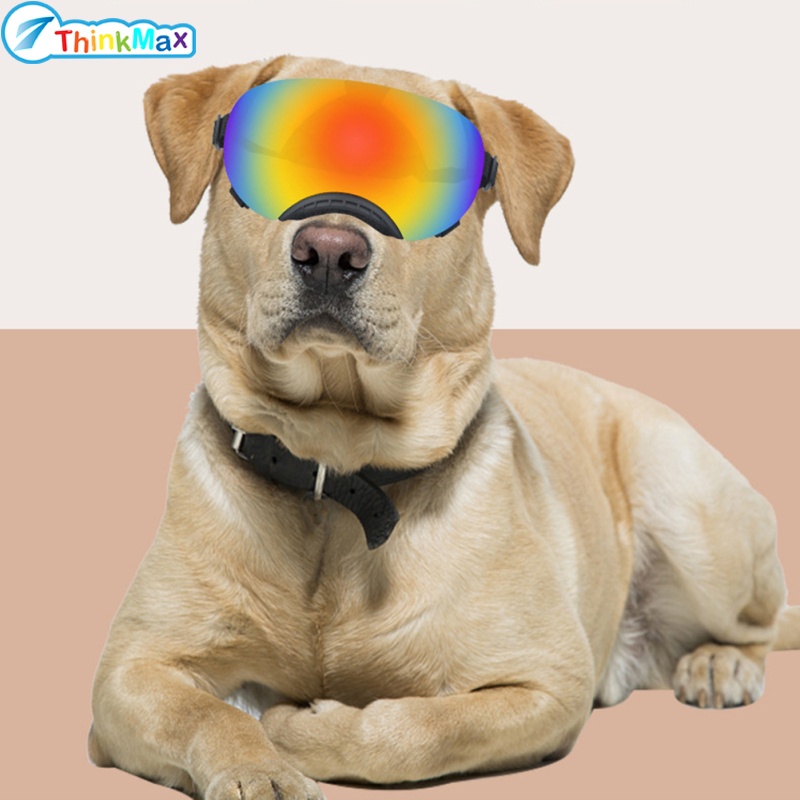 Pet Dog Sunglasses With Adjustable Strap Uv Protection Windproof Goggles For Medium-large Dog Pet Glasses ราคา 905 บาท*ส่งฟรี