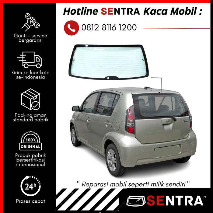 KACA BELAKANG SIRION 2004 - 2010 TEMPERED TERMPERLITE GLASS SNI E4 DOT - RansShop22 Harga  1,448,000 Ringgit*Penghantaran Percuma