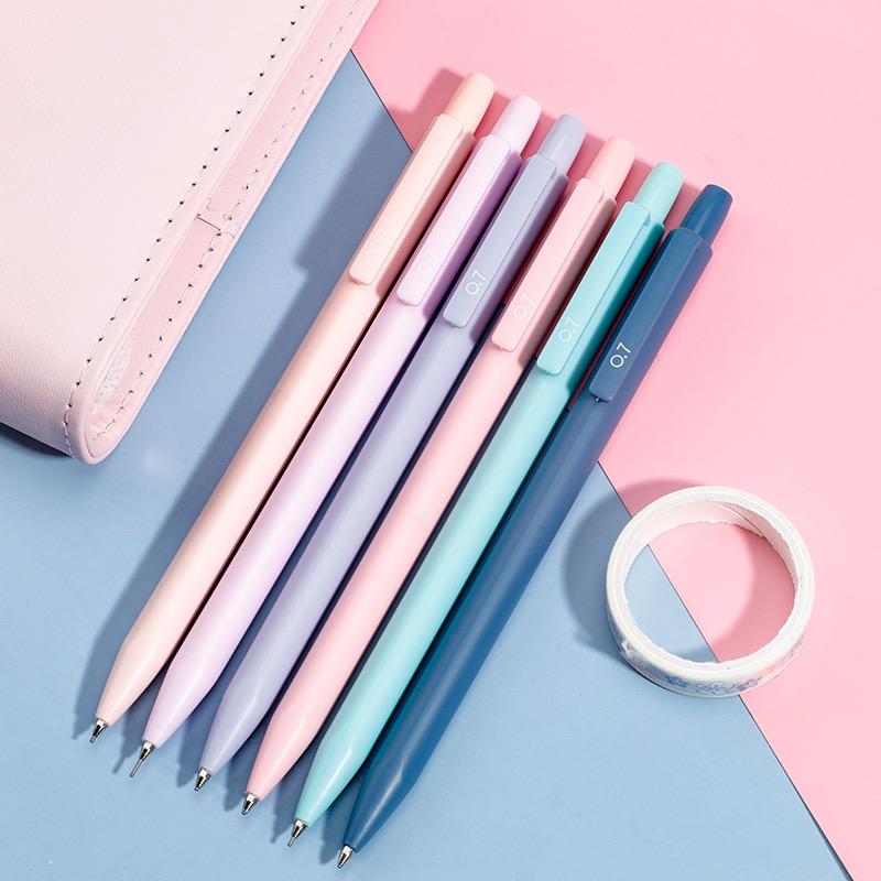 Mechanical Pencil 0.5MM 0.7MM Macaron Color Student Writing Supplies