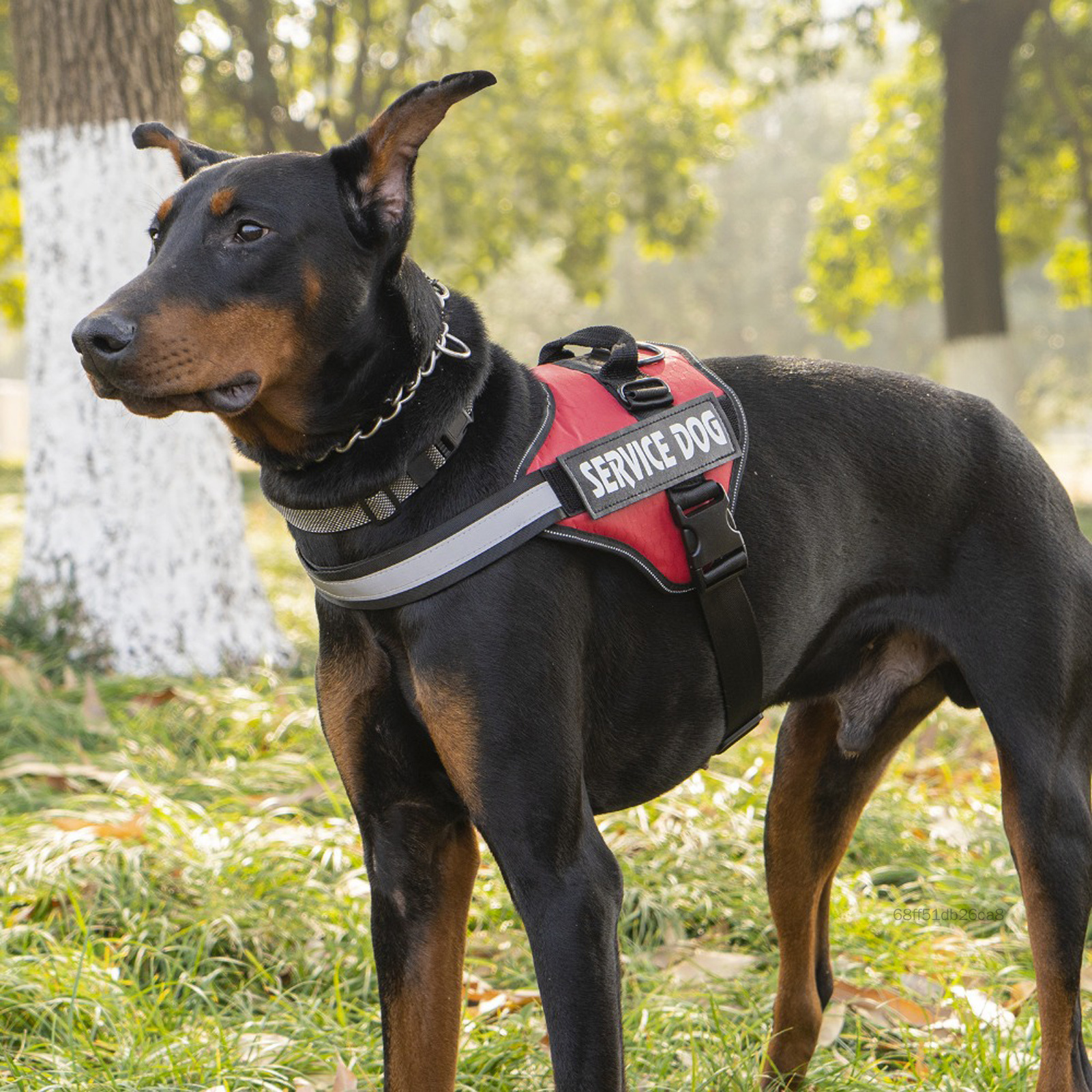 Pet Dog PU Dây đeo ngực phản quang Dây kéo Áo vest cho chó thoáng khí Khai thác Thiết kế phản quang PU Chó khai thác Vest cho chó con Người nuôi chó Cha mẹ HJJN-VN