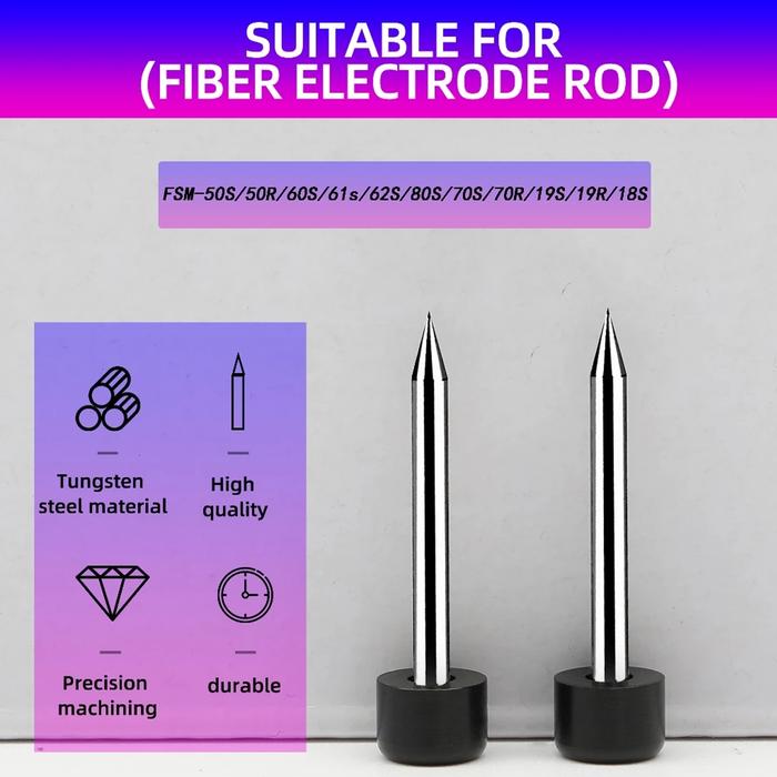 COD 2PCS ELEKTRODA FIBER OPTIK UNTUK FUJIKURA FSM 50S 60S 70S 80S 62S FUSION SPLICER Harga  354,000 Ringgit*Penghantaran Percuma