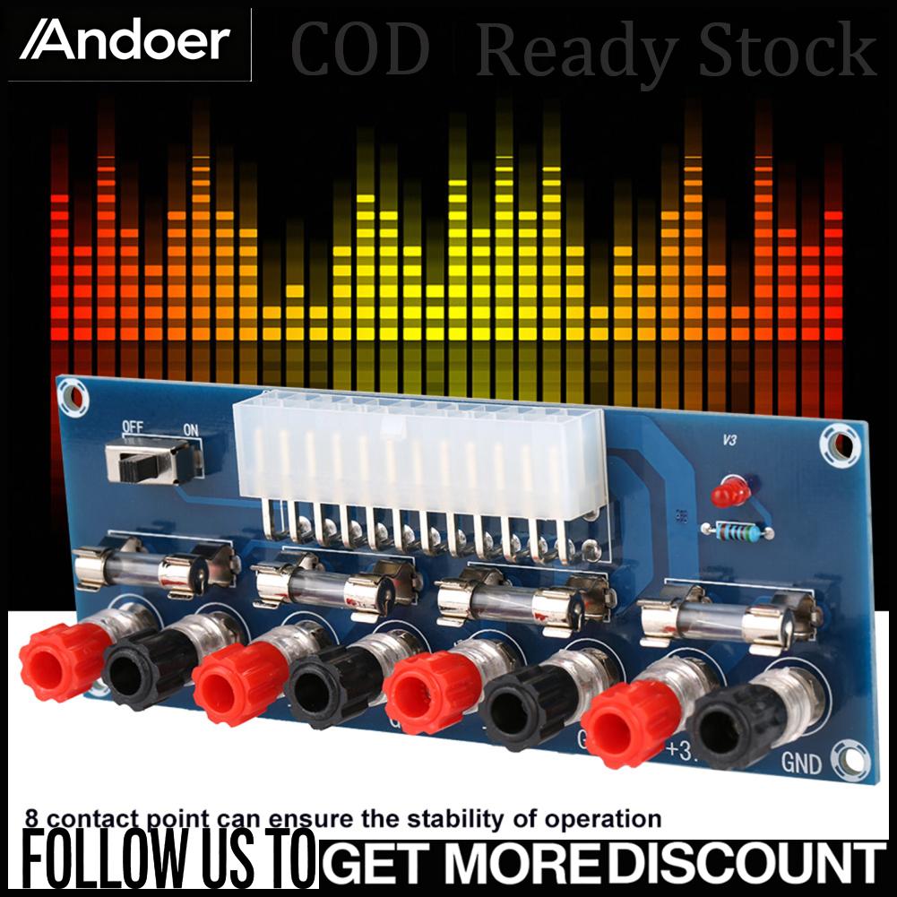 Andoer Transfer Board Power Supply การออกแบบตามหลักสรีรศาสตร์ คุณภาพดีเยี่ยม ประสิทธิภาพสูง ทำงานเป็นเวลานานสำหรับภายในอาคาร ราคา 149 บาท*ส่งฟรี