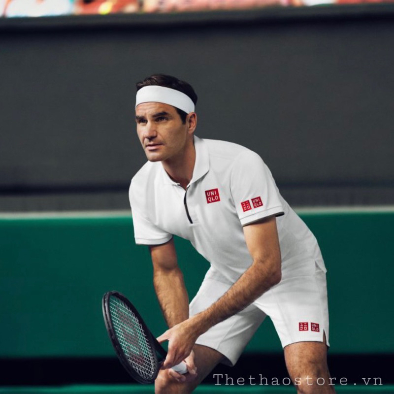 Bộ Quần Áo Thể Thao Uniqlo Tennis Roger Federer Wimbledon 19