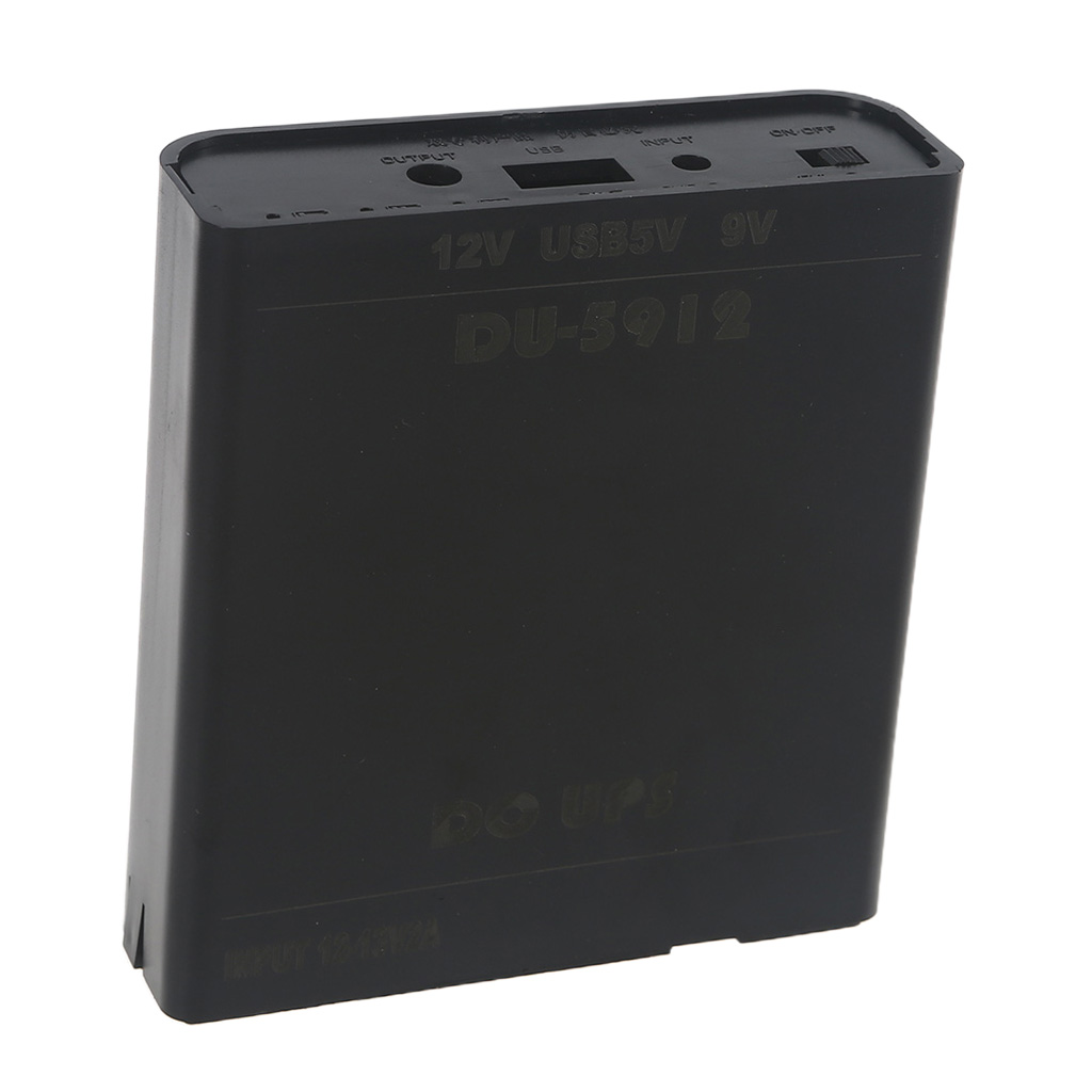 Tự làm 5V USB 9V 12V 5.5x2.1mm không bị gián đoạn sao lưu UPS hộp cung cấp điện cho Bộ định tuyến không dây máy tính bảng điện thoại thông minh Camera Gia Đình