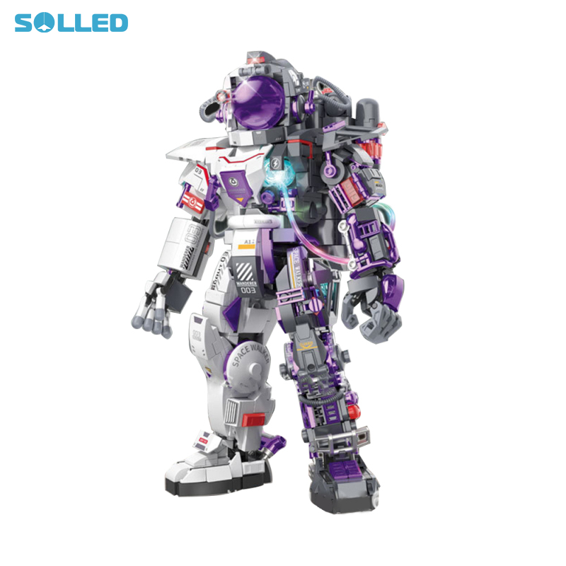 Astronaut Building Block Flexible Space Astronaut Building Bricks Ornaments With Display Stand Toy For Boys Girls ราคา 1,163 บาท*ส่งฟรี