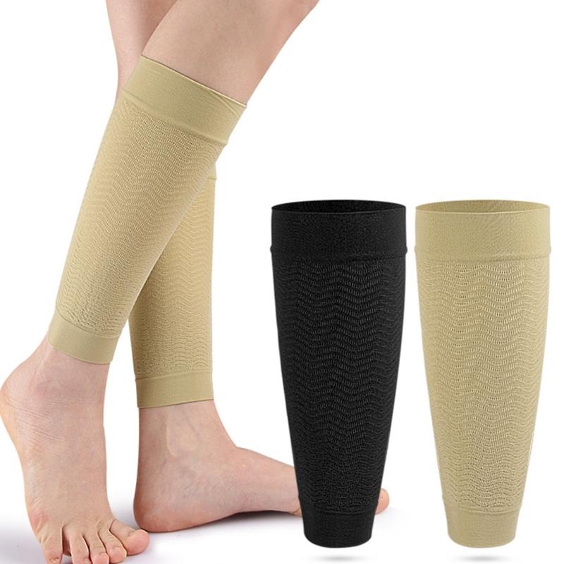 Bê Nén Tay Áo hỗ trợ chân Nylon Kết Cấu Cho Nẹp ống chân Chạy Đi Xe Đạp Unisex kích thước lớn