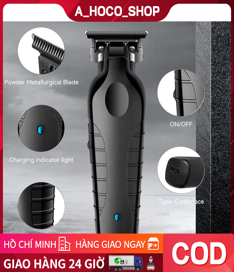 Tông đơ bấm viền Kemei KM - 2299 động cơ cực mạnh mẽ lưỡi mau và sắc bén bấm cực sắc nét.