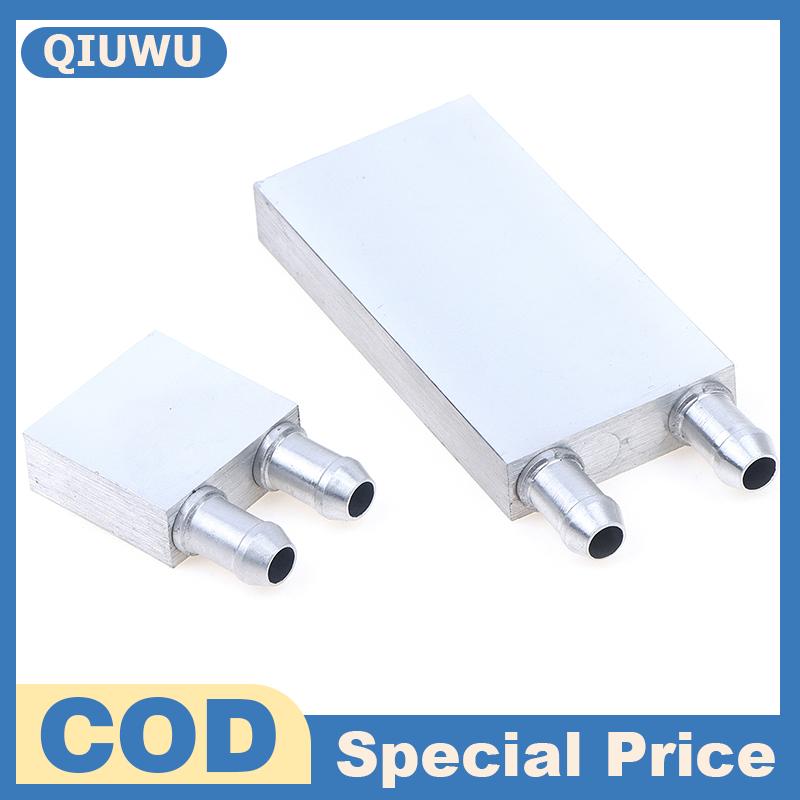QIUWU For Liquid Water Cooler Heat Sink System Primary Aluminum Water Cooling Block For PC Laptop CPU Newest ราคา 60 บาท*ส่งฟรี