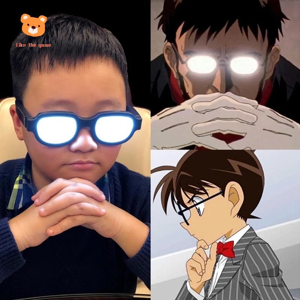 Japan Anime LED Glowing Light Glasses Eyewear Cosplay Online Show Funny  Party Props Glow Party | Shopee Philippines