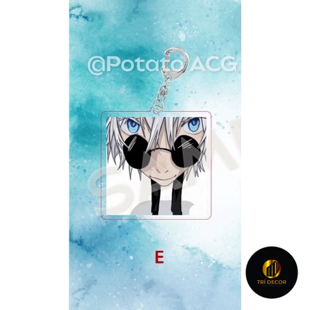 Móc Chìa Khóa Bằng acrylic In Họa Tiết Hoạt Hình jujutsu kaisen geto suguru gojo satoru gojo satoru 
