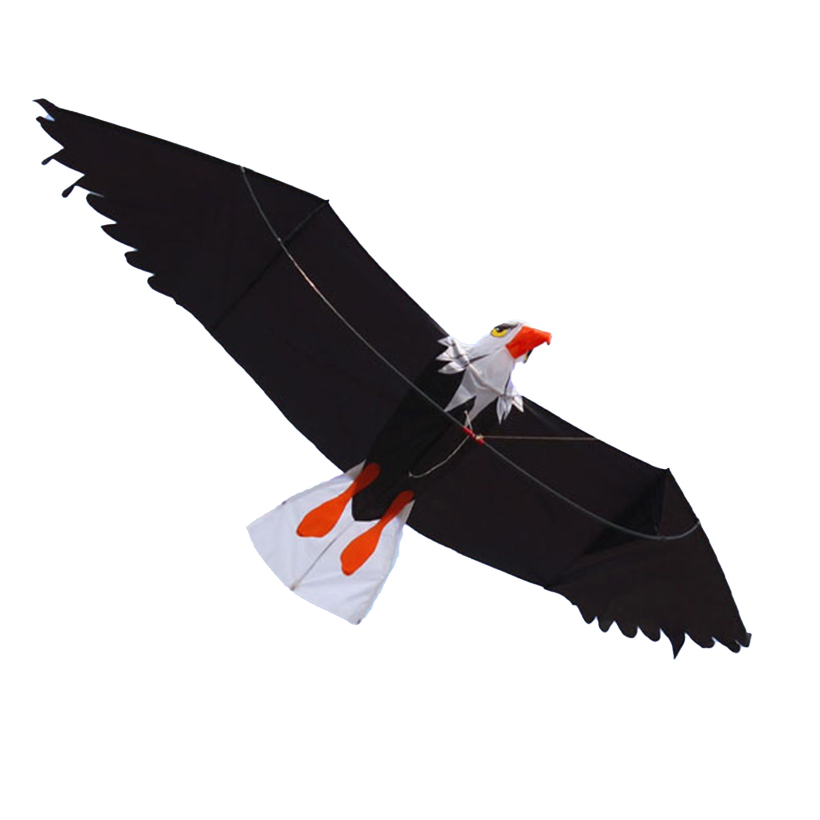 Yimeidongrz®2M Kite Eagle Novelty ผ้าลายสก็อตกับ String ของเล่นที่จับ Kites สำหรับเด็ก