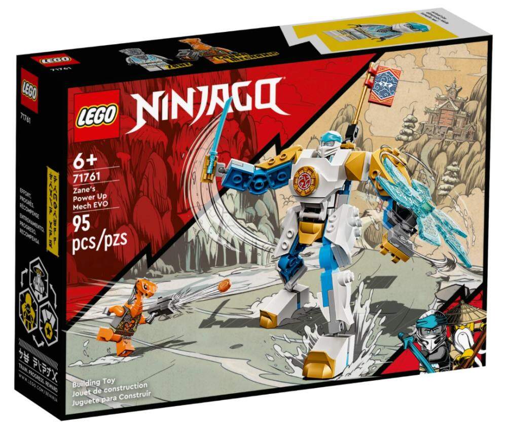 LEGO 71761 Ninjago Zane’s Power Up Mech EVO 95pcs 6+ Quà tặng đồ chơi khối xây dựng