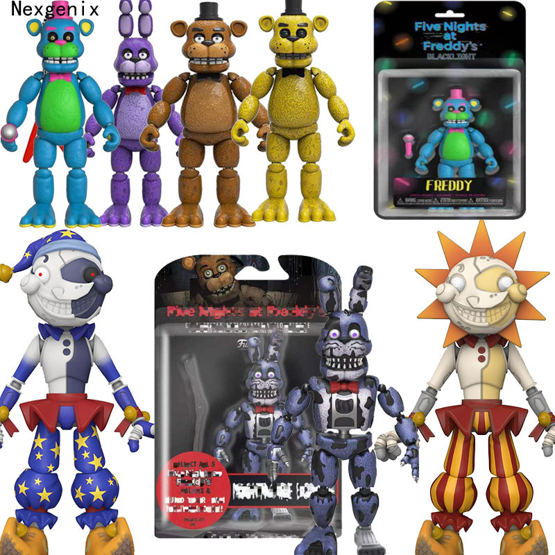 Five Night s At Freddy Funko Pop Fnaf Sun Moon Foxy Bonnie Freddy Khớp Di Chuyển Hình Búp Bê Articulado