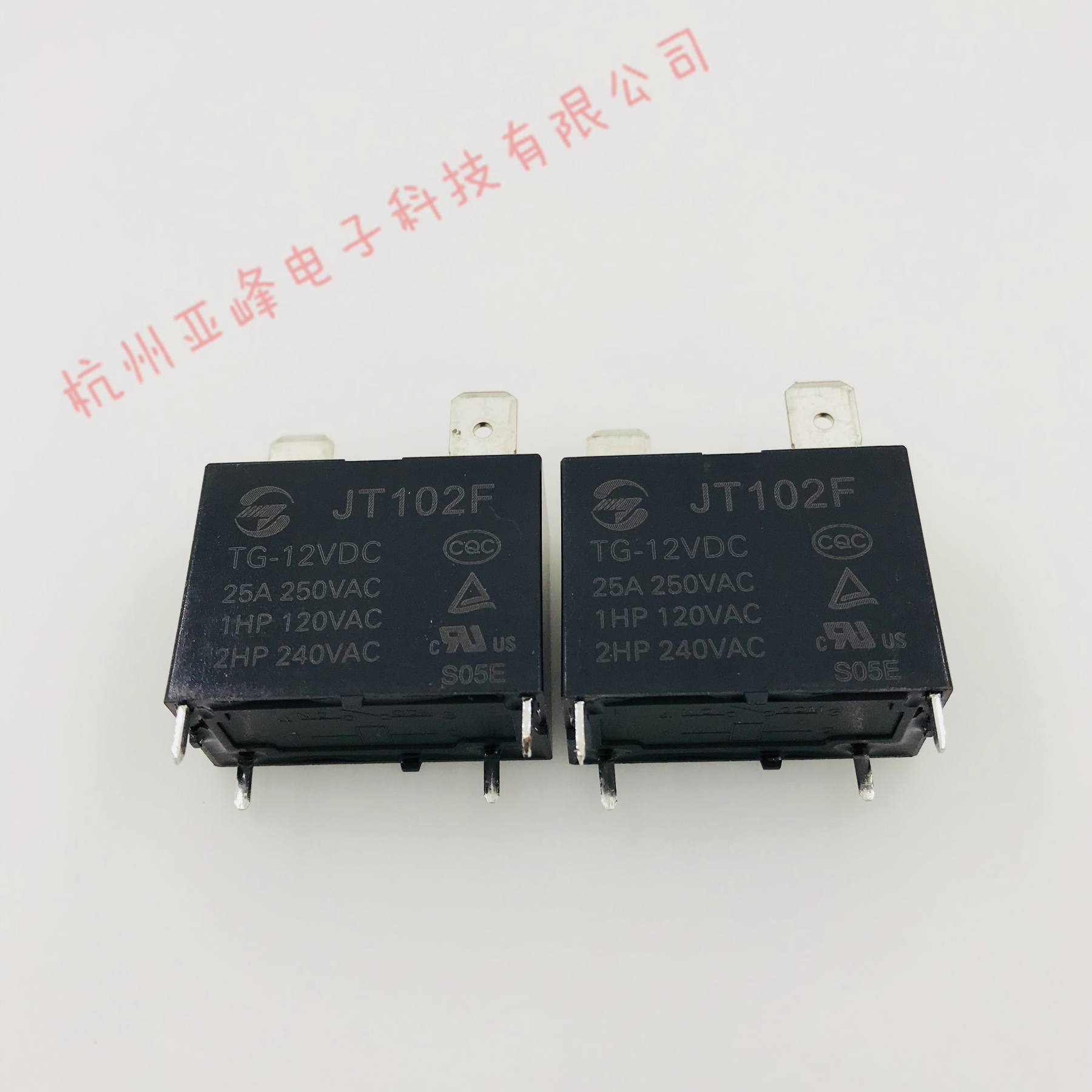 1pcs JT102F-TG mở bình thường 4 chân 25a250vac Ningbo jintian Relay HF102F-12VDC