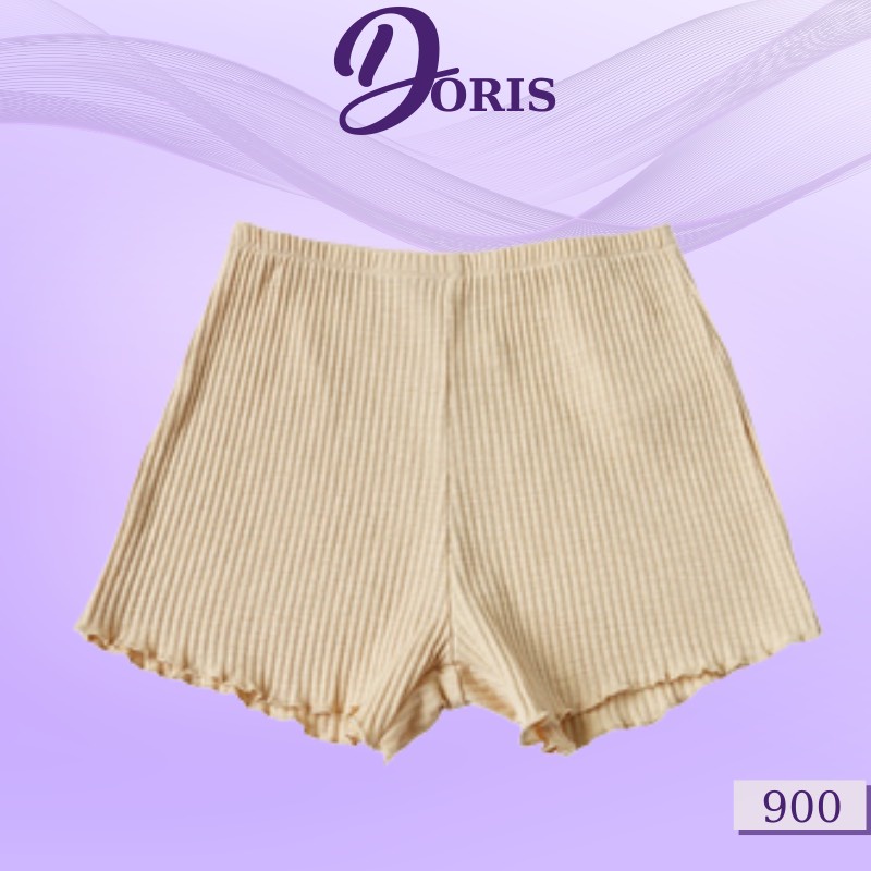 Quần đùi mặc trong váy cotton gân tăm co dãn thoải mái DORIS - 900