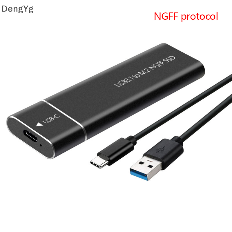 NCVHRT M2 SSD Enclosure NVMe USB3.1การจัดเก็บภายนอก HDD Case 10Gbps PCIe SSD BOX สำหรับฮาร์ดดิสก์ไดรฟ์ NGFF SATA SSD สำหรับพีซีแล็ปท็อป - ยี่ห้อ NCVHRT ราคา 279 บาท*ส่งฟรี