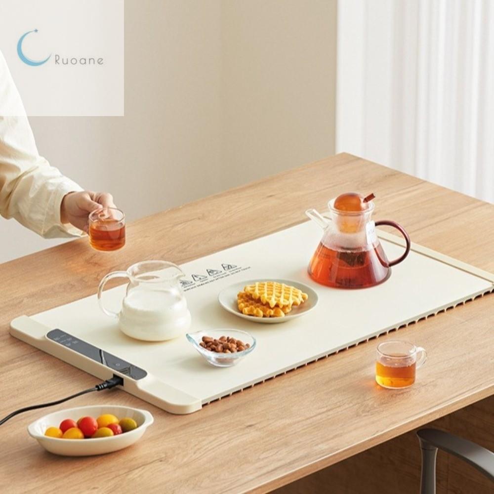 RUOANE Nhiệt độ có thể điều chỉnh Thảm hâm nóng thức ăn Không trượt Có thể gập lại Khay hâm nóng điện Làm nóng nhanh Chống thấm nước Máy hâm nóng thức ăn Ăn uống gia đình Giá 419,160 Đồng*Miễn phí vận chuyển