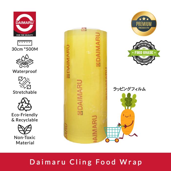 DAIMARU CLING WRAP 30 CM X 500M TEBAL 15 MICRON FOOD GRADE Giá 267,000 Đồng*Miễn phí vận chuyển