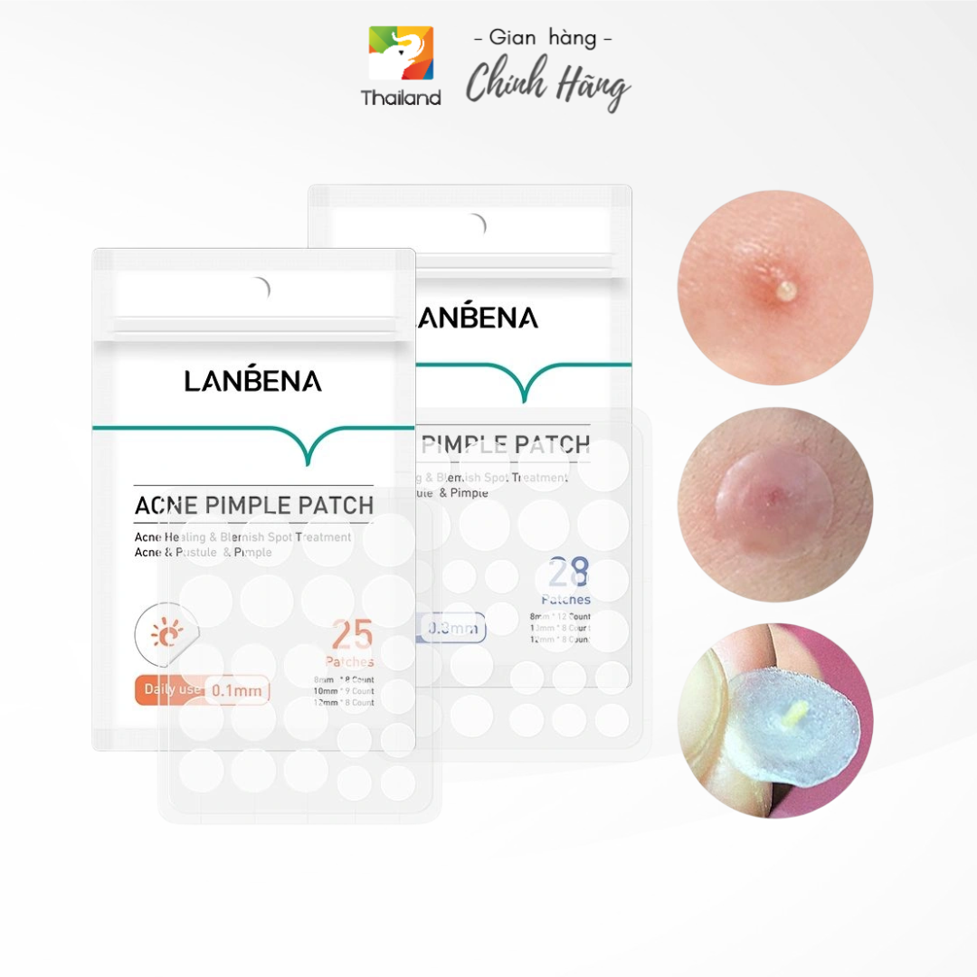 Miếng dán mụn Lanbena Acne Pimple Patch